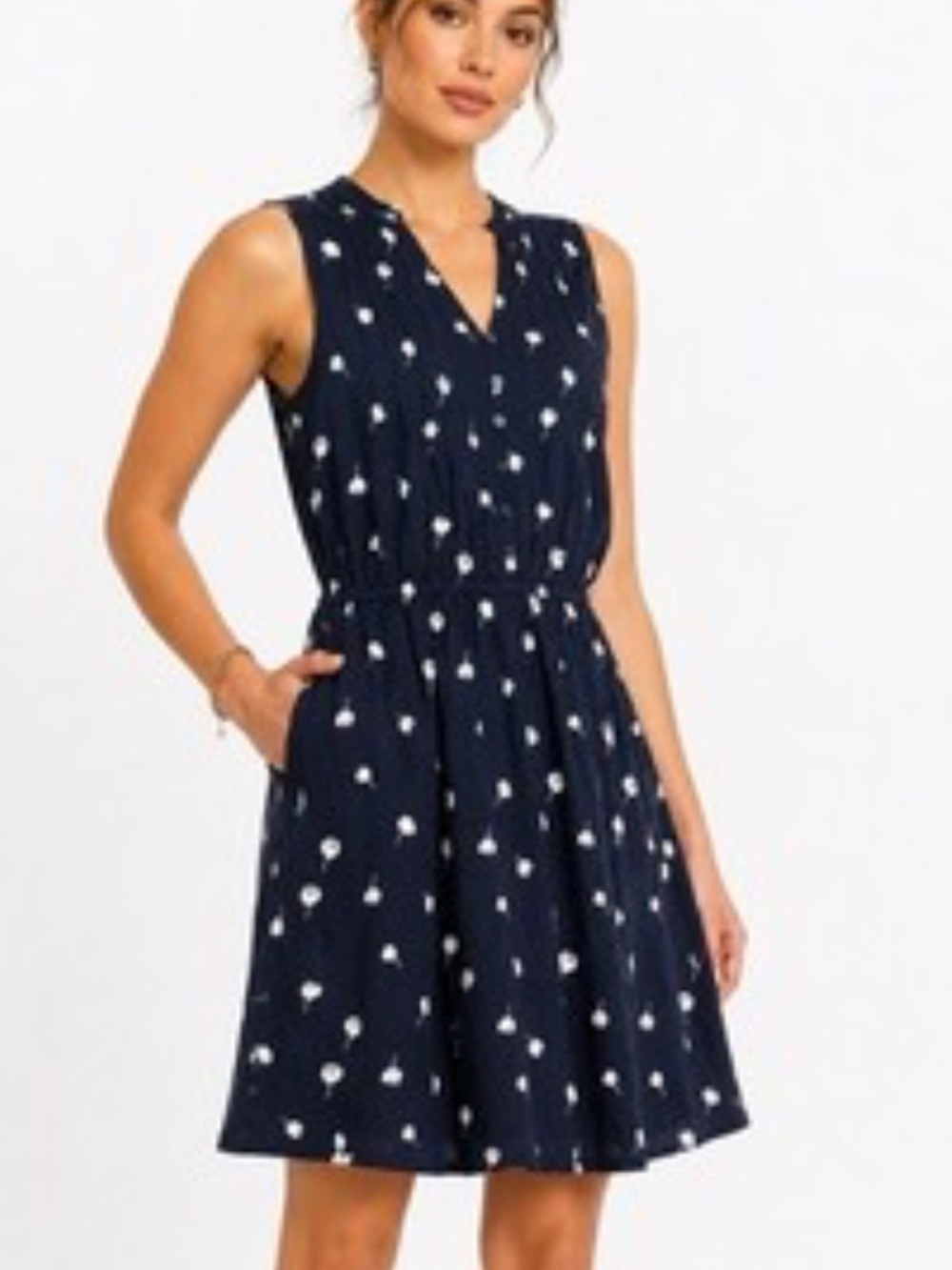 Market & Spruce Avila Dress Navy Medium NWT STITCH FIX